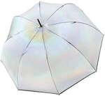 Knirps Stockschirm C.760 Stick Transparent Stardust black 9687608812