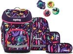 Ergobag Schulranzen Set 5tlg. Cubo Color Flash Edition (2026) AmB&auml;rzonas