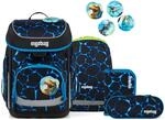 Ergobag Schulranzen Set 5tlg. Cubo Color Flash Edition (2026) B&auml;rassic Garden