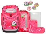 Ergobag Schulranzen Set 6tlg. Pack (2023) KuntB&auml;rbuntes Einhorn (NEON Edition)