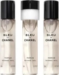 Chanel Bleu De Chanel Parfum Set Twist and Spray Nachf&uuml;llung 3 x 20 ml, Grundpreis: