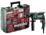 Metabo Schlagbohrmaschine SBE 650 Set (600742870); Mobile Werkstatt; Kunststoffk...