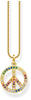 Thomas Sabo KE2170-996-7 Peace Rainbow Damen Halskette, verstellbar