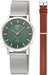 ETT Eco Tech Time ELS-11618-81MS Damenuhr Atacama Solar Funkuhr