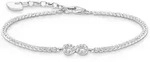 Thomas Sabo A2176-051-14-L19V Silbernes Tennisarmband infinity mit weißen Steinen Thomas Sabo A2176-051-14-L19V Silbernes Tennisarmband infinity mit weißen Steinen