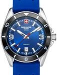 Swiss Alpine Military 7034.1836 Herrenuhr Sierra silber blau 42mm 10ATM