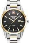 Swiss Alpine Military 7767.1147 Damenuhr Argos bicolor schwarz 34mm 10ATM