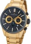 Jacques Lemans 1-2119H Liverpool Chronograph Herrenuhr 44mm 10ATM