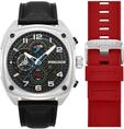 Police PEWGF00814X1 Herrenuhr Portland Chronograph Set 45mm 5ATM