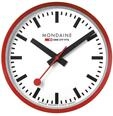 Mondaine A990.CLOCK.11SBC Wanduhr rot &Oslash; 25 cm