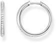 Thomas Sabo CR673-051-14 Silberne Creolen Pav&eacute; Silber 20,0 mm Damen