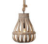 BRILLIANT Lampe Kaminika Pendelleuchte 33cm natur 1x A60, E27, 60W, geeignet für