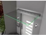 Gutta HD LED-Echtglas-Vordach 160 x 100 cm