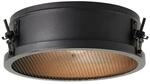 BRILLIANT Lampe, Zois Deckenleuchte 30cm schwarz korund, Metall, 1x A60, E27,