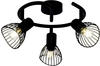 BRILLIANT Lampe Elhi Spotspirale 3flg schwarz 3x D45, E14, 40W, geeignet für