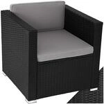tectake&reg; Rattansessel , widerstandsf&auml;hig, inklusive Sitz- und R&uuml;ckenpolster, 70 x