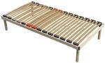 Coemo Hochwertiges Bettgestell mit Lattenrost DORADO 100 x 200 cm Massivholz Buche