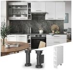 Vicco Regalunterschrank K&uuml;chenschrank K&uuml;chenm&ouml;bel Fame-Line Wei&szlig; 15 cm modern