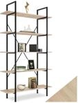 tectake&reg; Regal, Industrial Style, mit 5 Ebenen, inklusive Kippschutz, 106 x 34,5 x
