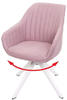 Esszimmerstuhl MCW-K27, Küchenstuhl Stuhl mit Armlehne, drehbar Stoff/Textil ~...