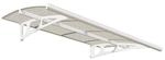 Palram - Canopia Bordeaux 2.2x1.4 Vordach Haust&uuml;r Vordach glas klar Pultvordach