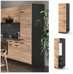 VICCO K&uuml;chenschrank K&uuml;hlumbauschrank 60 cm R-Line Anthrazit