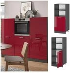 Vicco Backofenumbauschrank K&uuml;chenschrank K&uuml;chenzeile R-Line 60 cm Anthrazit