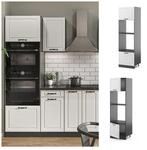 Vicco Mikrowellenumbauschrank 60 cm Anthrazit K&uuml;chenschrank Unterschrank