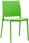 CLP Gartenstuhl stapelbar wetterfest Meton, Gartensessel mit Lehne UV-best&auml;ndig,