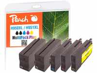 Peach HP 950 XL 5 Druckerpatronen XL (2*bk, c/m/y) ersetzt HP No. 950XL, No. 951XL,