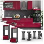 Vicco Mikrowellenumbauschrank K&uuml;chenschrank K&uuml;chenm&ouml;bel Fame-Line Anthrazit