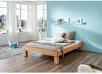 Relita - Futonbett Manuela, ohne Kopfteil, 180x200 Buche massiv natur ge&ouml;lt