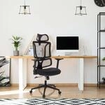 MyBuero Home Office B&uuml;rostuhl ERGOMY Stoff / Netzstoff mit Armlehnen
