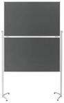 magnetoplan Moderationstafel evolution plus, klappbar - Filz grau