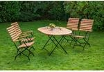 Merxx Schlossgarten Set 5tlg. Klapptisch