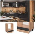 Vicco Herdumbauschrank K&uuml;chenschrank K&uuml;chenzeile R-Line 60 cm Goldkraft Anthrazit