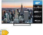 Smart Tech 40FV02V Fernseher 40 Zoll Smart TV VIDAA mit Full HD Aufl&ouml;sung,...