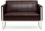 hjh OFFICE Lounge Sofa ARUBA Kunstleder mit Armlehnen