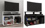 VCM TV M&ouml;bel Lowboard Fernsehregal mit ausreichend Stauraum Ma&szlig;e H. 59...
