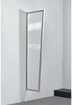Gutta Typ B1/PC Vordach-Seitenteil klar, 200 x 60 cm, Edelstahl