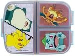 Pokemon Kinder Brotdose &ndash; Lunchbox mit 3 F&auml;chern