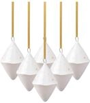 like. by Villeroy & Boch Ornamente Doppelkegel Winter Glow 6er Set