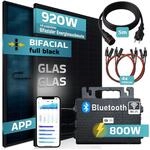 SUNNIVA&reg; 920W Balkonkraftwerk BIFAZIAL FULLBLACK komplett Steckdose ASTRO-E...