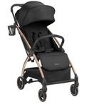Kikkaboo Kinderwagen, Buggy Joy bis 22 kg, R&uuml;ckenlehne verstellbar, faltbar schwarz