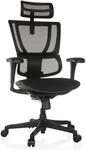 hjh OFFICE Luxus Chefsessel ERGOHUMAN SLIM ECO F GEN2 Netzstoff mit Armlehnen
