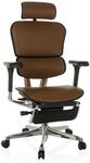 hjh OFFICE Luxus Chefsessel ERGOHUMAN PLUS LEGPRO GEN2 Leder mit Armlehnen