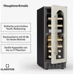 Vinovilla Victoria 17 Duo Weink&uuml;hlschrank 2 K&uuml;hlzonen Touch 17 Flaschen...
