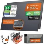 Solarway&reg; All In One Balkonkraftwerk mit Speicher 890W komplett Steckdose -...