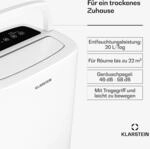 DryFy 20L Entfeuchter 20 L/Tag 22 m&sup2; 230 m&sup3;/h Timer Wassertank ...