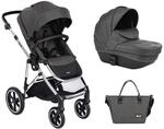 Kikkaboo Kinderwagen Thea 2 in 1 Babywanne, Wickeltasche, Fu&szlig;abdeckung, Korb